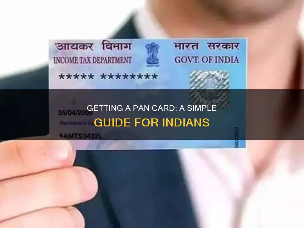 how to get a pan number in india