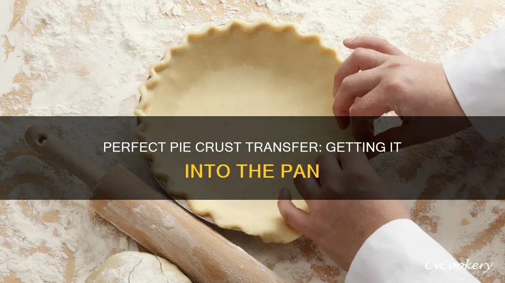 how to get a pie crust into pan