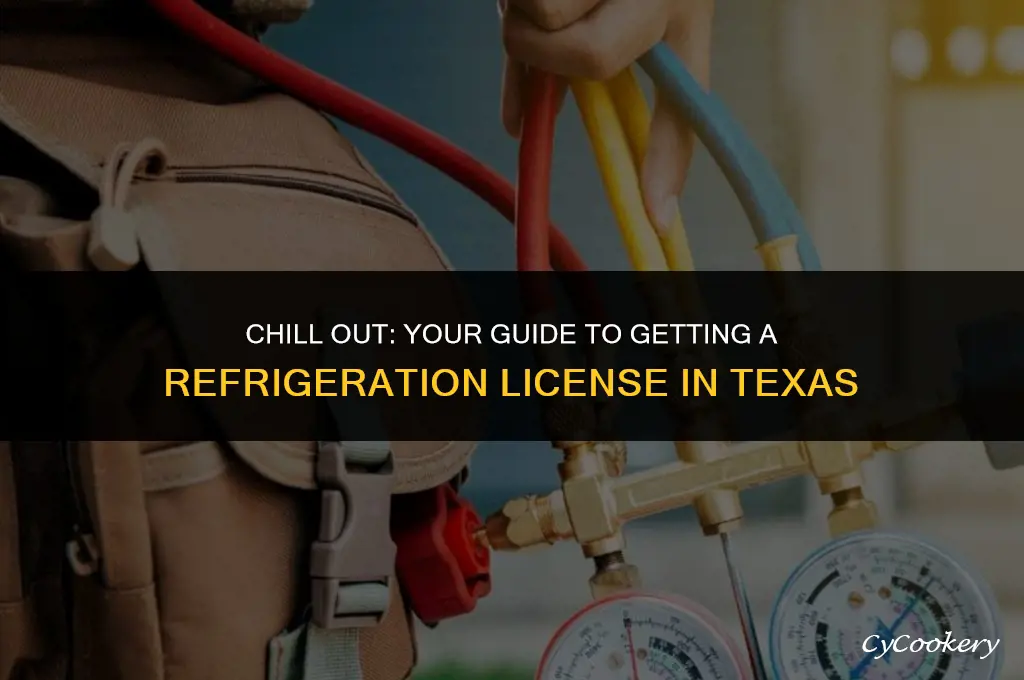 how to get a refrigeration license in texas
