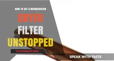 Unclogging Your Refrigerator Dryer Filter: A Step-by-Step Guide
