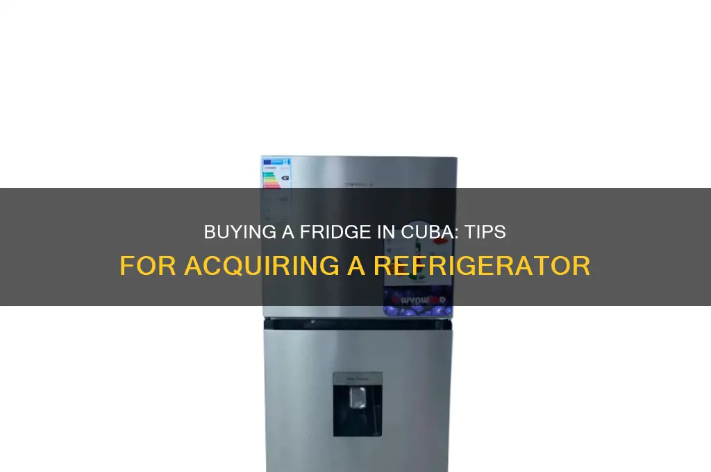 how to get a refrigerator in cuba