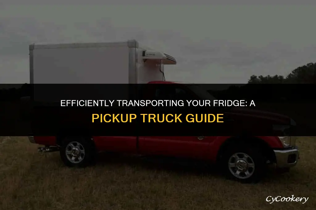 how to get a refrigerator into a pickup truck