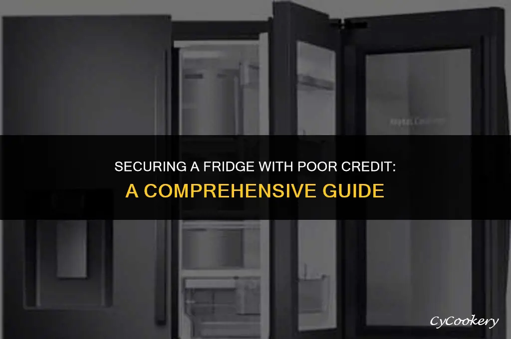 how to get a refrigerator with bad credit