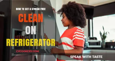 Achieving a Streak-Free Shine on Your Refrigerator: Tips and Tricks