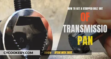 Removing a Stripped Bolt from Transmission Pan: A Guide