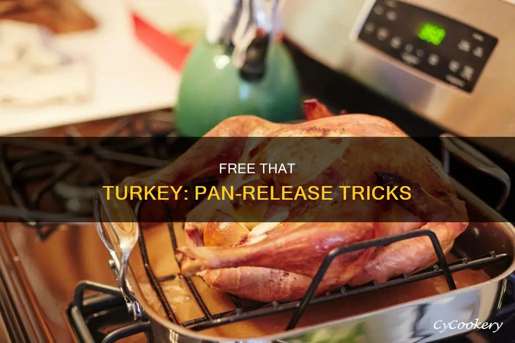 how to get a turkey out of the pan