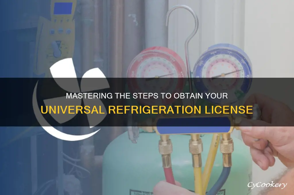 how to get a universal refrigeration license