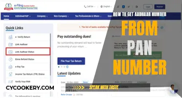 Get Aadhaar Number: Linking PAN to Aadhaar