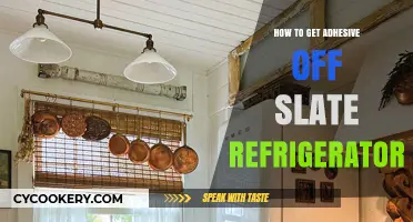 Effective Ways to Remove Adhesive from Slate Refrigerators Safely
