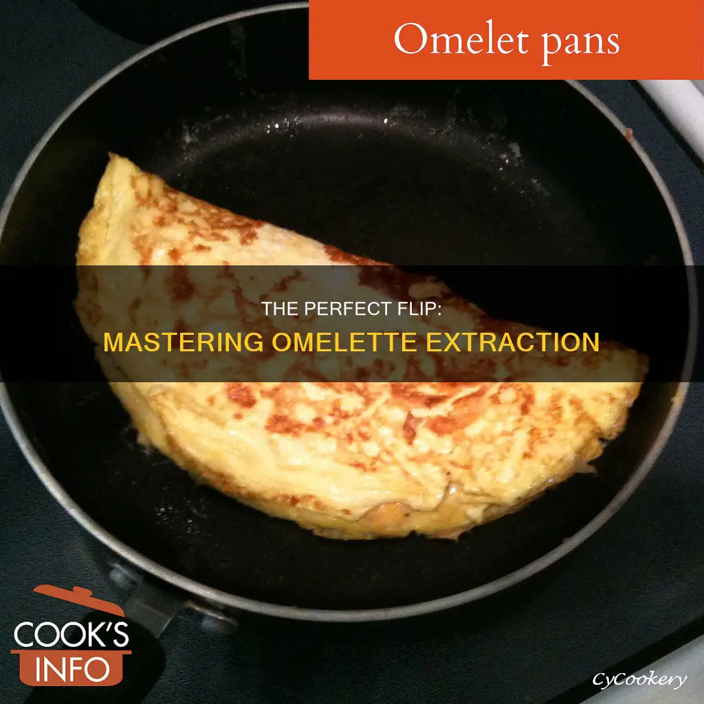 how to get an omelette out of the pan