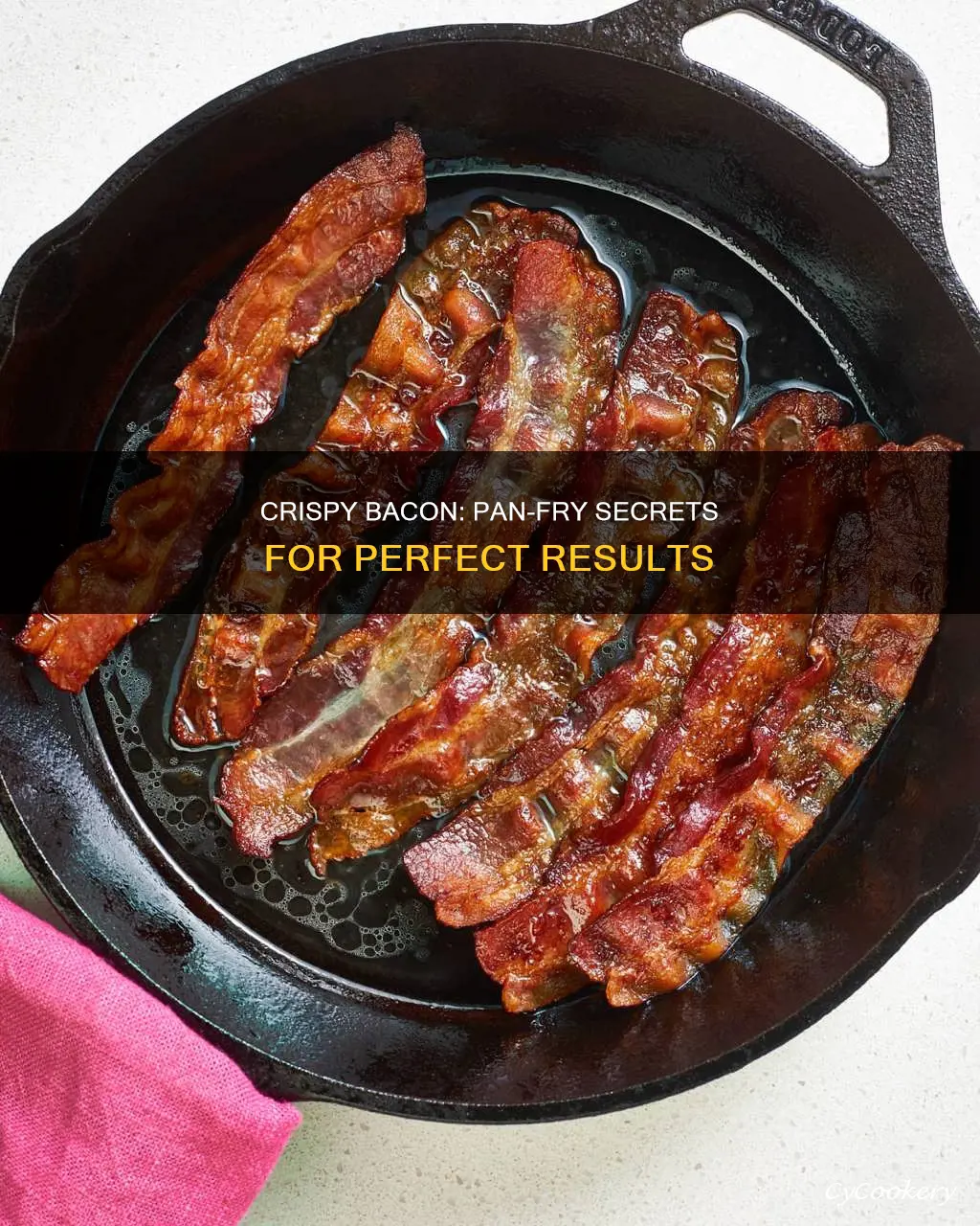 how to get bacon crispy in pan