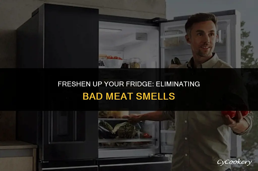 how to get bad meat smell out of refrigerator