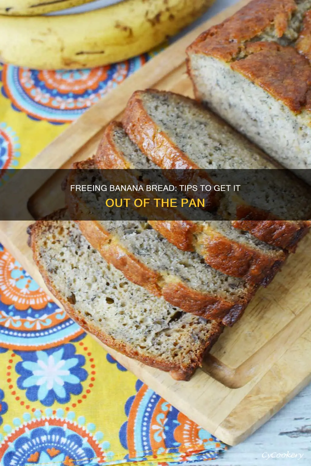 how to get banana bread out of pan