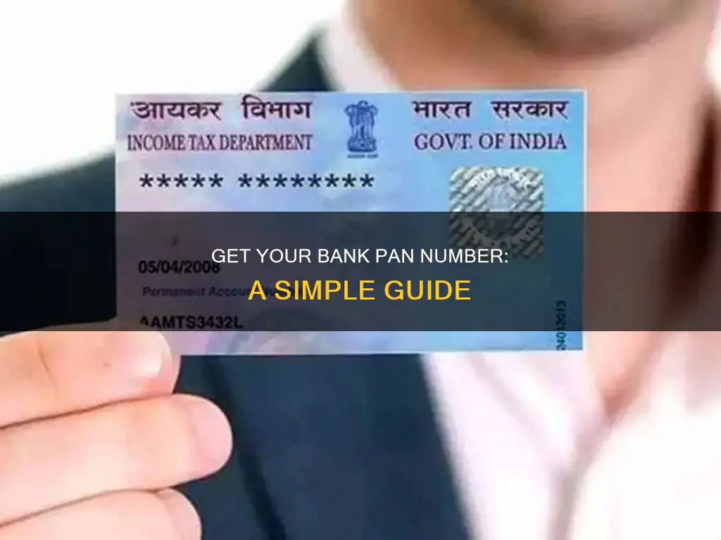 how to get bank pan number