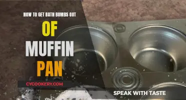 Removing Bath Bombs from a Muffin Pan: Easy Tricks