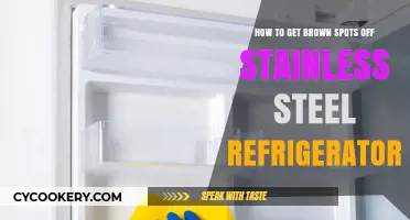 Stainless Steel Rescue: Removing Brown Spots from Your Fridge
