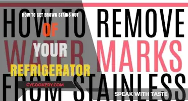 Effortless Cleaning: Removing Brown Stains from Your Refrigerator