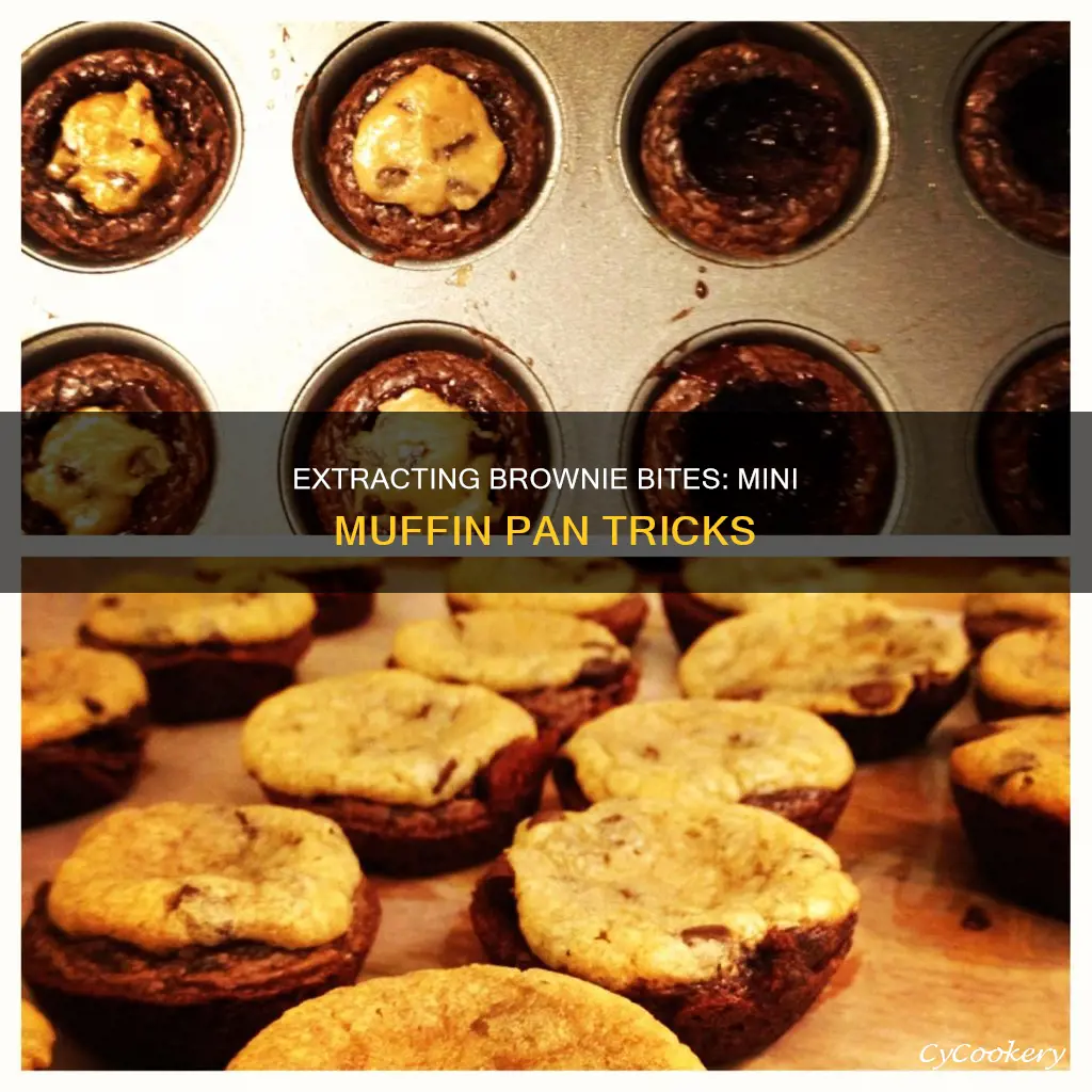 how to get brownies out of mini muffin pan