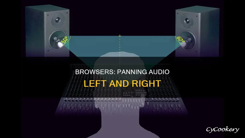 how to get browser audio to pan left and right