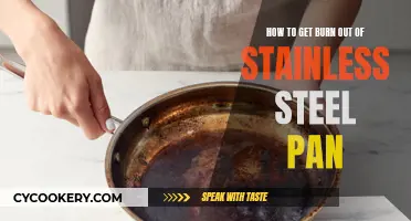 Removing Burn Stains from Stainless Steel Pans