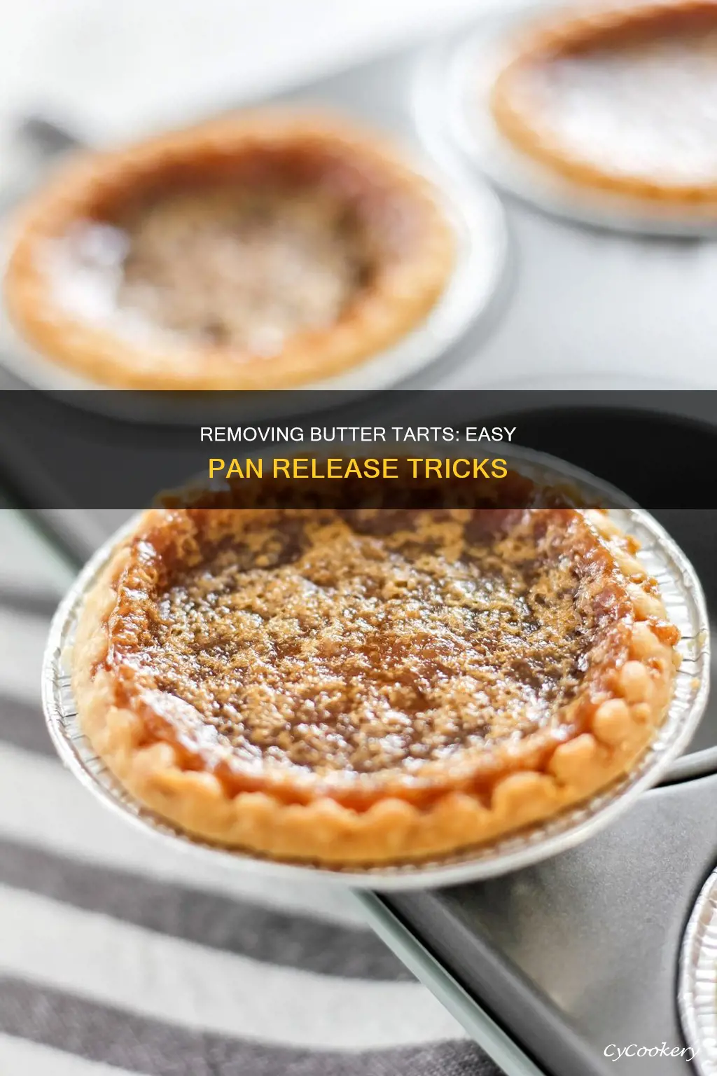 how to get butter tarts out of pan