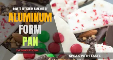 Removing Candy Bark from Aluminum Pans: Easy Tricks