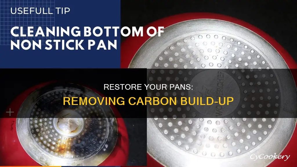 how to get carbon build up off pans