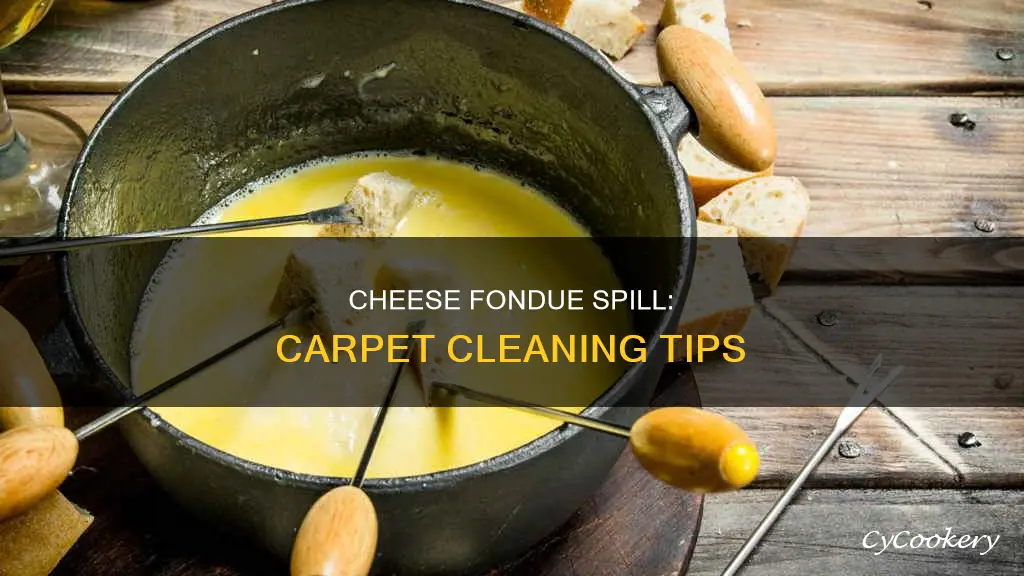 how to get cheese fondue out of your carpet