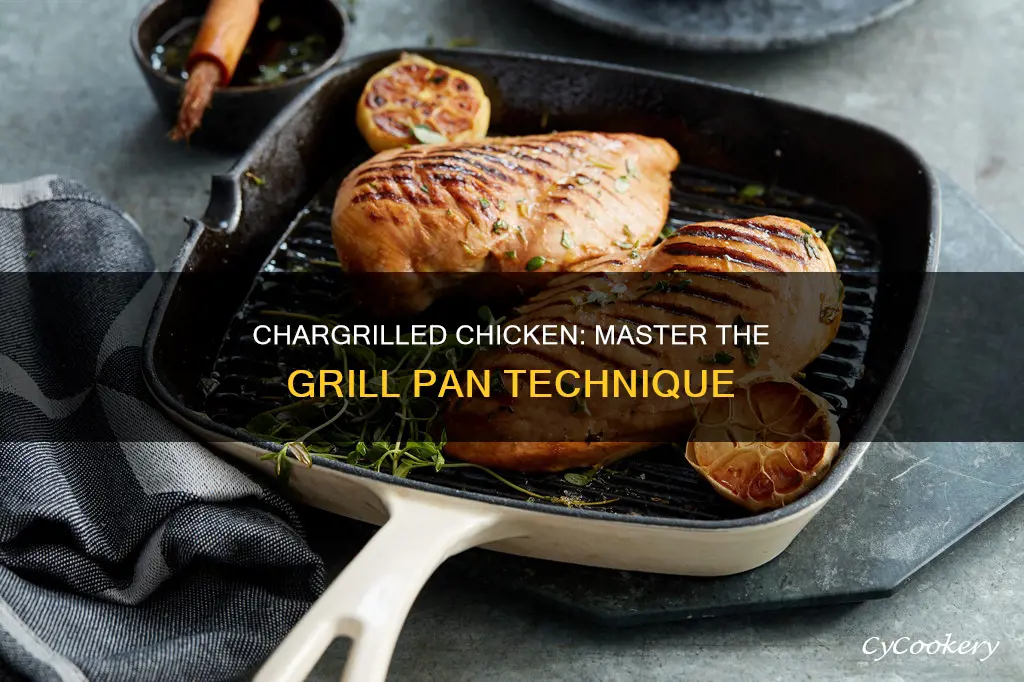 how to get chicken to char in a grill pan