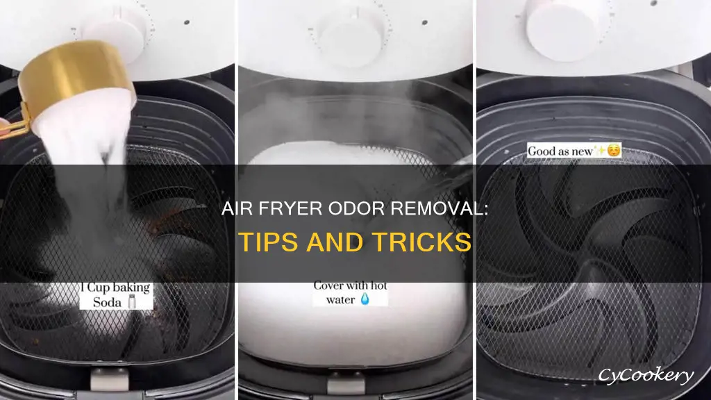 how to get cooking smells out of an air fryer