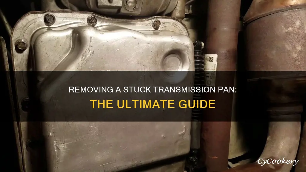 how to get cover pan off transmission