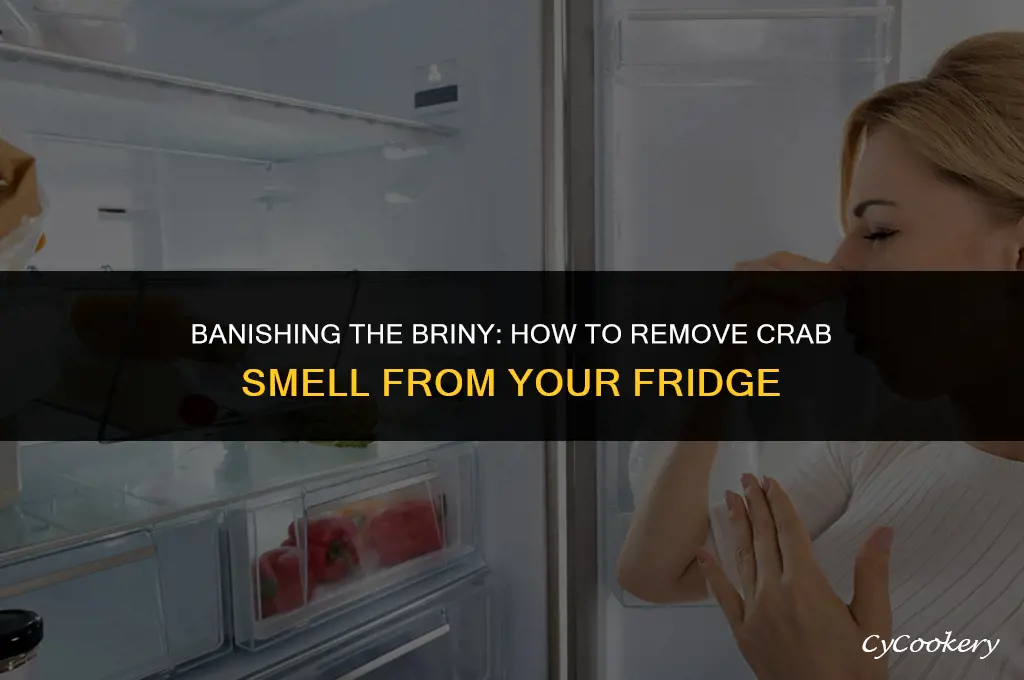 how to get crab smell out of refrigerator