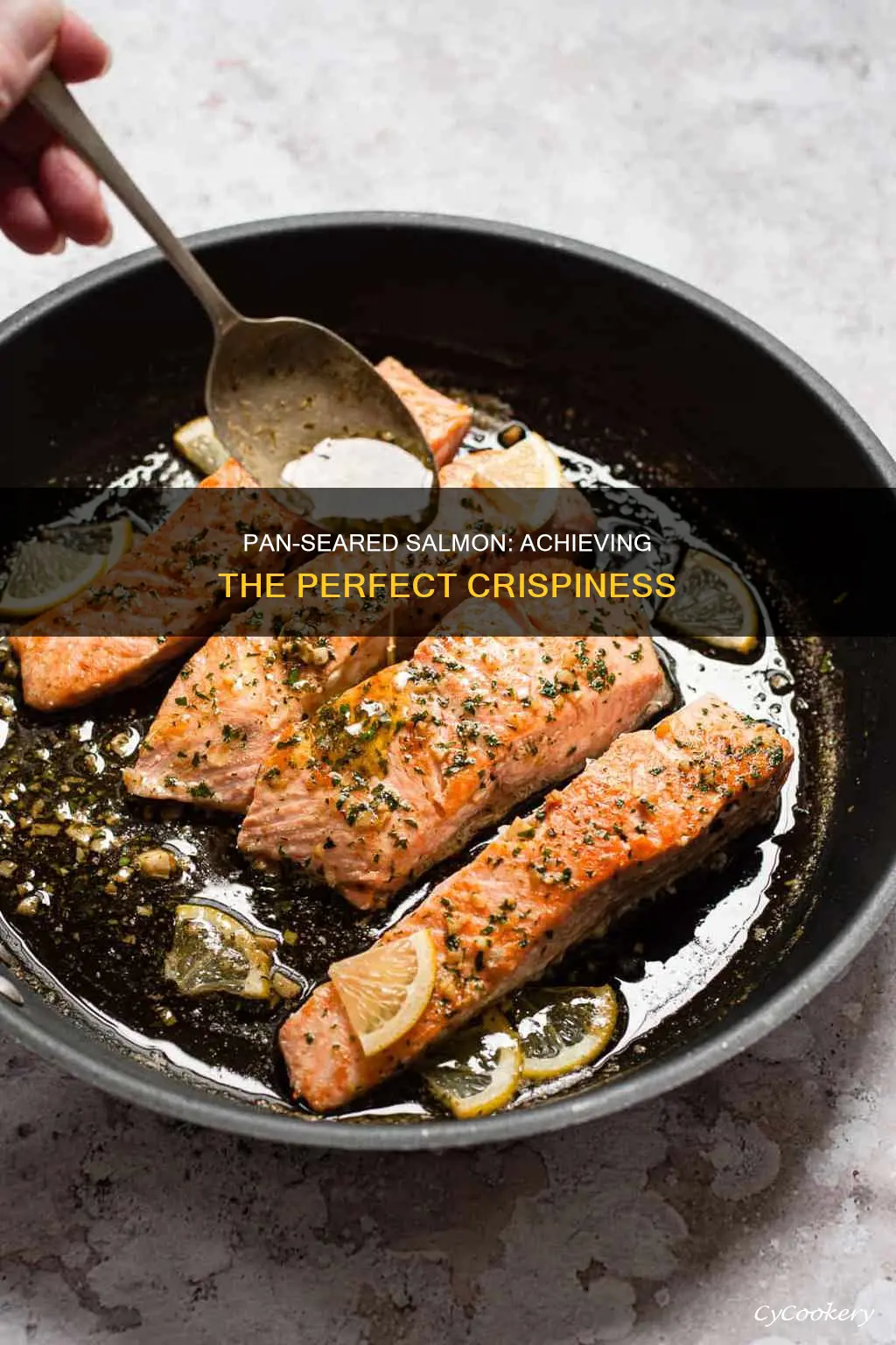 how to get crispy salmon in pan