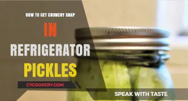 Crunch Time: Secrets to Perfectly Snappy Refrigerator Pickles