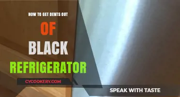 Easy Fixes: Removing Dents from Your Black Refrigerator