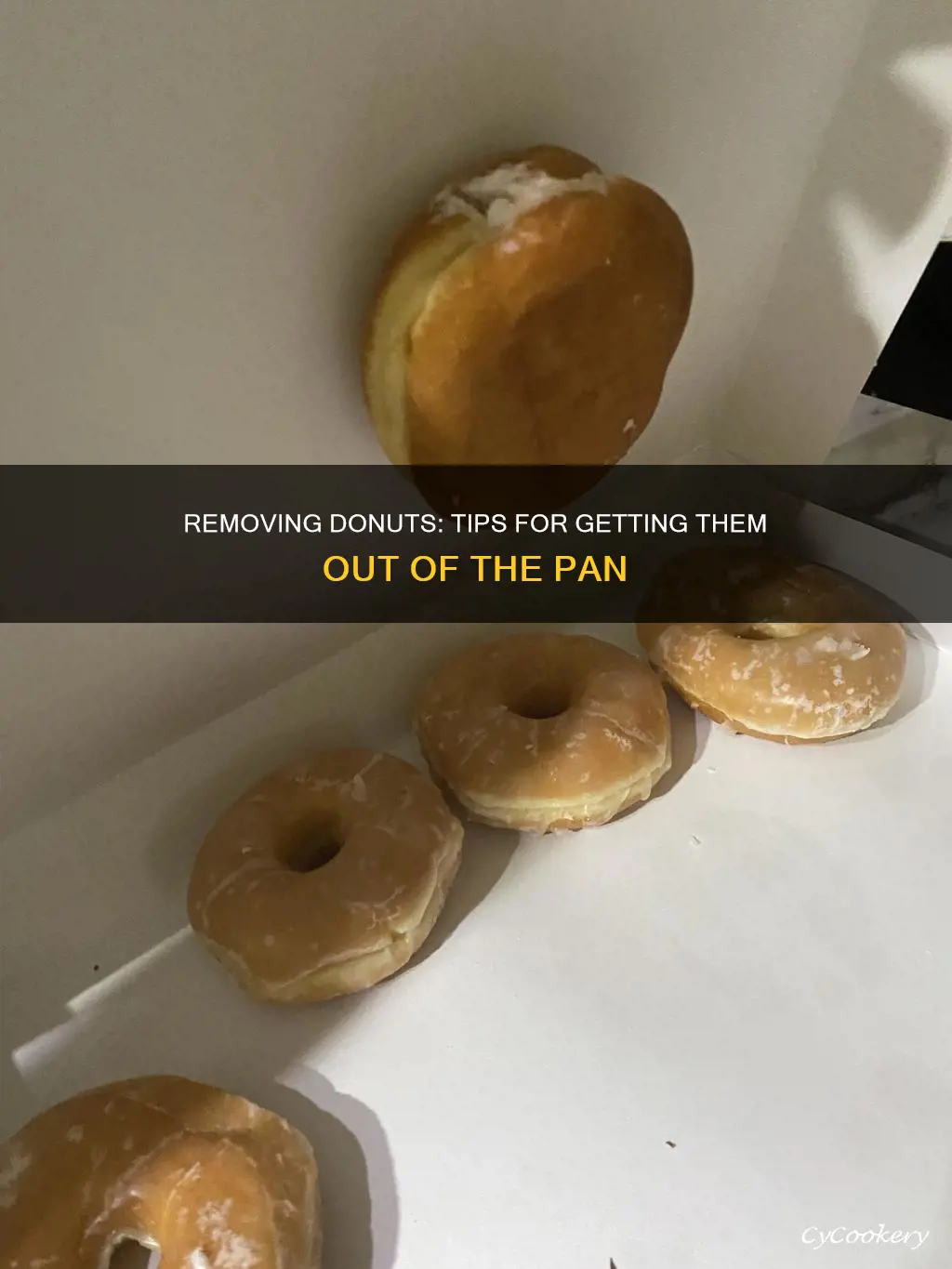 how to get donuts out of a pan