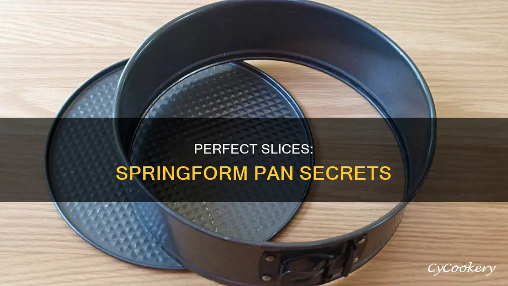 how to get equal slices springform pan