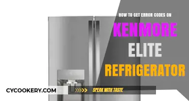 Decoding Error Codes on Your Kenmore Elite Refrigerator