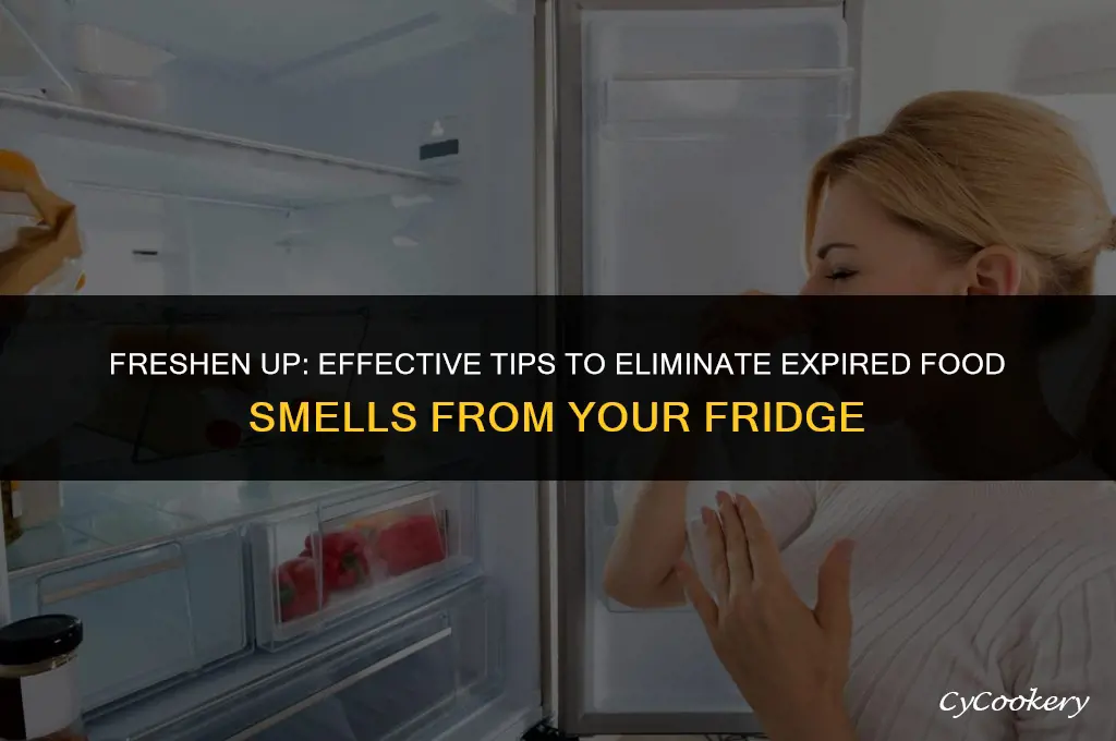 how to get expired food smekl out of refrigerator