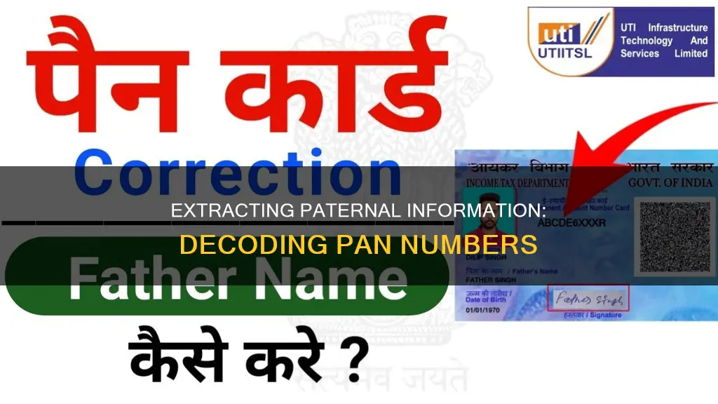 how to get father name from pan number