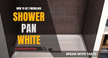 Get Your Fiberglass Shower Pan Sparkling White Again