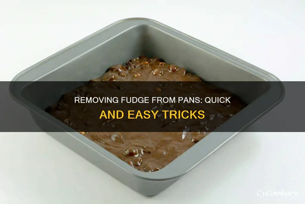 how to get fudge out of pan