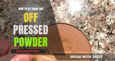 Pressed Powder Pan: Removing Hardened Makeup