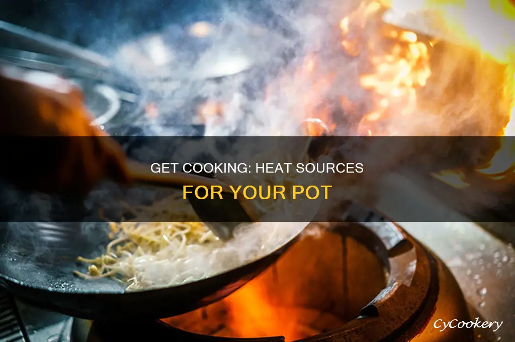 how to get heat for cooking pot vv1