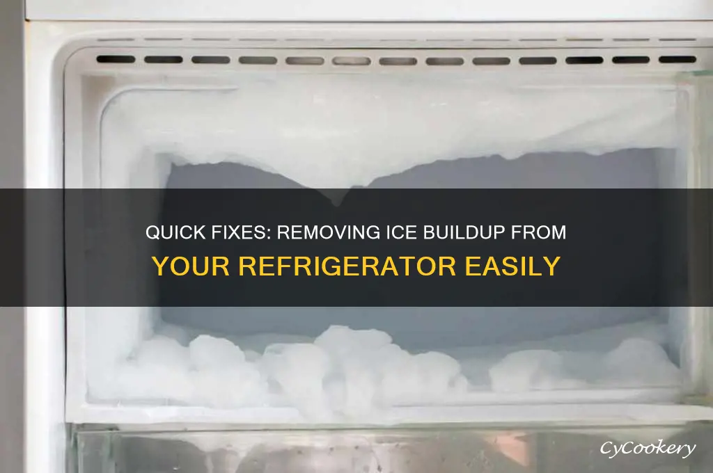 how to get ice out of refrigerator