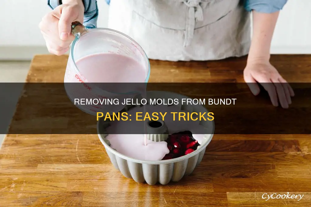 how to get jello mold out of bundt pan