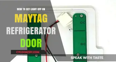 Easy Steps to Turn Off the Light on Your Maytag Fridge Door
