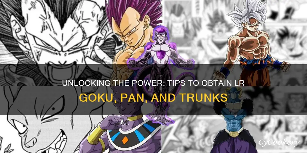 how to get lr goku pan and trunks