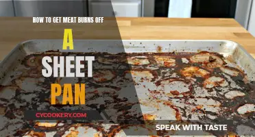 Cleaning Meat Burns Off Your Sheet Pan