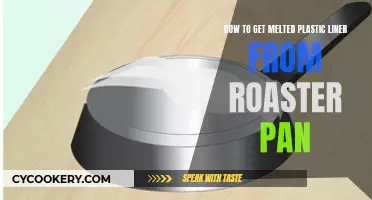 Removing Melted Plastic Liner from Your Roaster Pan